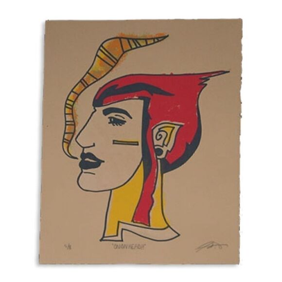 "ONIONHEAD!!" : 7 color screen print - Picture 1 of 4